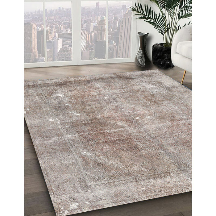 Machine Washable Traditional Rosy Pink Rug in a Family Room, wshtr3259