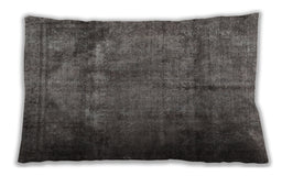 Traditional Classic Rectangular Granite Gray Lumbar Throw Pillow, 13 inch by 19 inch, lbtr3260