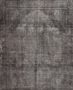 Machine Washable Traditional Granite Gray Rug, wshtr3260