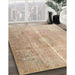 Machine Washable Traditional Brown Rug in a Family Room, wshtr3261