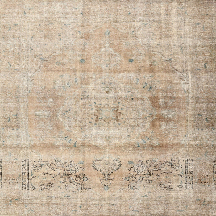Square Traditional Brown Persian Rug, tr3262