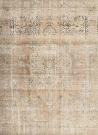 Machine Washable Traditional Brown Rug, wshtr3262