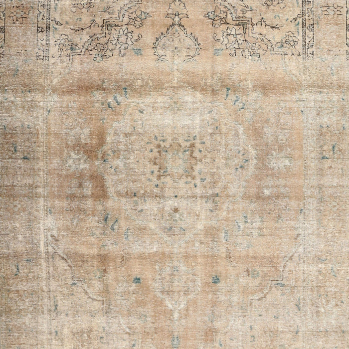 Machine Washable Traditional Brown Rug, wshtr3262