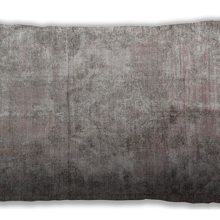 Traditional Classic Rectangular Rose Dust Purple Lumbar Throw Pillow, 13 inch by 19 inch, lbtr3264