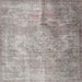 Square Traditional Rose Purple Persian Rug, tr3264