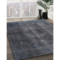 Traditional Slate Granite Gray Persian Rug, tr3266