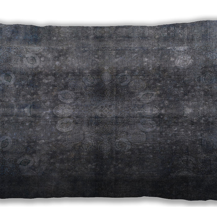 Traditional Classic Rectangular Slate Granite Gray Lumbar Throw Pillow, 13 inch by 19 inch, lbtr3266