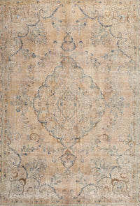 Machine Washable Traditional Brown Rug, wshtr3267