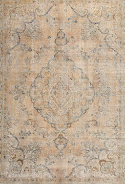 Machine Washable Traditional Brown Rug, wshtr3267