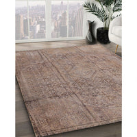Traditional Camel Brown Persian Rug, tr3268