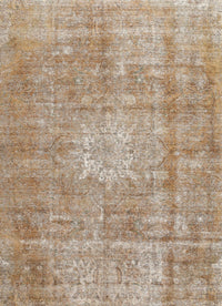 Machine Washable Traditional Light French Beige Brown Rug, wshtr3270