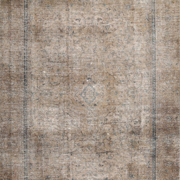 Machine Washable Traditional Light French Beige Brown Rug, wshtr3272