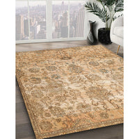 Traditional Bronze Brown Persian Rug, tr3273