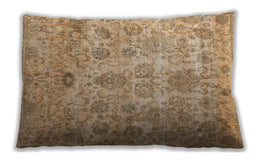 Traditional Classic Rectangular Bronze Brown Lumbar Throw Pillow, 13 inch by 19 inch, lbtr3273
