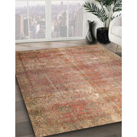 Traditional Tangerine Pink Persian Rug, tr3274