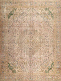 Machine Washable Traditional Peru Brown Rug, wshtr3275