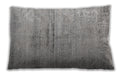 Traditional Classic Rectangular Granite Gray Lumbar Throw Pillow, 13 inch by 19 inch, lbtr3279