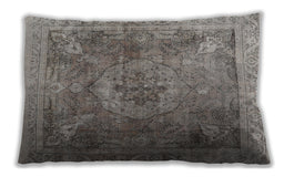 Traditional Classic Rectangular Rosy Brown Pink Lumbar Throw Pillow, 13 inch by 19 inch, lbtr3280