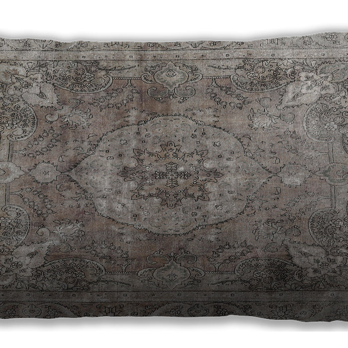 Traditional Classic Rectangular Rosy Brown Pink Lumbar Throw Pillow, 13 inch by 19 inch, lbtr3280