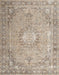 Machine Washable Traditional Dark Almond Brown Rug, wshtr3282