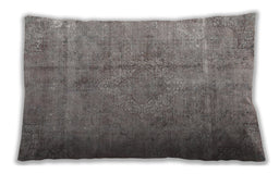 Traditional Classic Rectangular Army Brown Lumbar Throw Pillow, 13 inch by 19 inch, lbtr3283