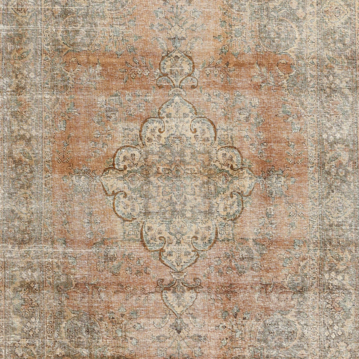 Traditional Dark Almond Brown Persian Rug, tr3285