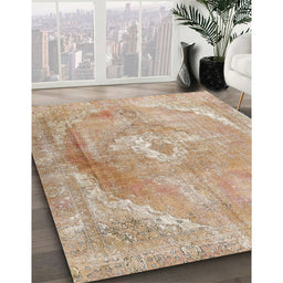 Machine Washable Traditional Peru Brown Rug in a Family Room, wshtr3288