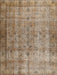 Machine Washable Traditional Brown Rug, wshtr3289