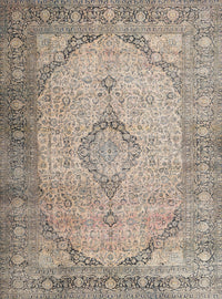 Machine Washable Traditional Brown Rug, wshtr3290