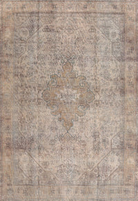 Machine Washable Traditional Dark Almond Brown Rug, wshtr3291