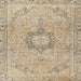 Square Traditional Dark Almond Brown Persian Rug, tr3292