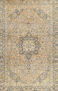 Machine Washable Traditional Dark Almond Brown Rug, wshtr3292