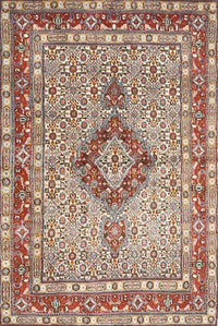 Machine Washable Traditional Brown Rug, wshtr3293