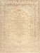 Machine Washable Traditional Sandy Brown Rug, wshtr3294