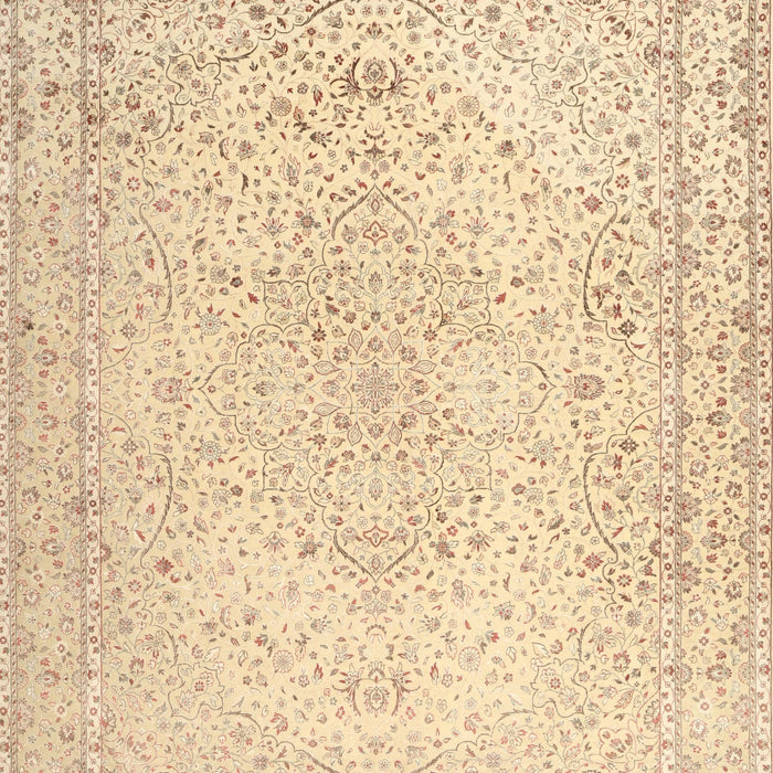 Machine Washable Traditional Sandy Brown Rug, wshtr3294