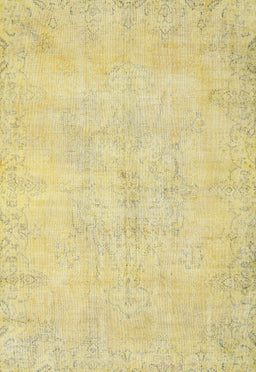 Machine Washable Traditional Metallic Gold Rug, wshtr3300