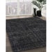 Machine Washable Traditional Gray Rug in a Family Room, wshtr3301