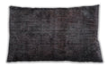 Traditional Classic Rectangular Granite Gray Lumbar Throw Pillow, 13 inch by 19 inch, lbtr3302