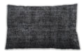 Traditional Classic Rectangular Charcoal Black Lumbar Throw Pillow, 13 inch by 19 inch, lbtr3303