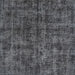 Square Traditional Charcoal Black Persian Rug, tr3303