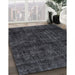 Machine Washable Traditional Grey Gray Rug in a Family Room, wshtr3304