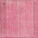 Square Traditional Pink Persian Rug, tr3306