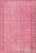 Machine Washable Traditional Pink Rug, wshtr3306