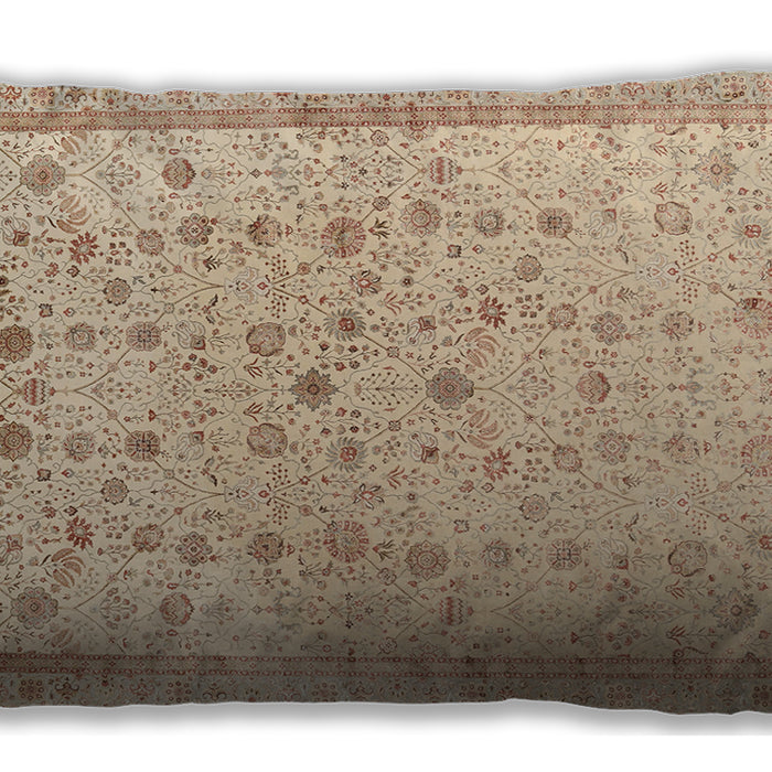 Traditional Classic Rectangular Brown Lumbar Throw Pillow, 13 inch by 19 inch, lbtr3309