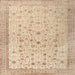 Square Traditional Brown Persian Rug, tr3309