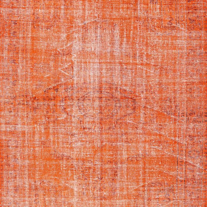 Traditional Coral Orange Persian Rug, tr3314