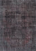 Machine Washable Traditional Granite Gray Rug, wshtr3315