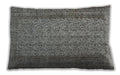 Traditional Classic Rectangular Dark Gray Lumbar Throw Pillow, 13 inch by 19 inch, lbtr3321