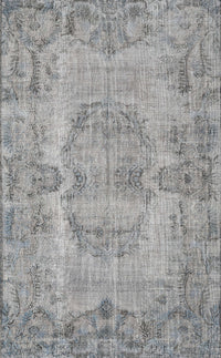 Machine Washable Traditional Silver Gray Rug, wshtr3322