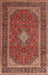 Traditional Tangerine Pink Medallion Rug, tr3323